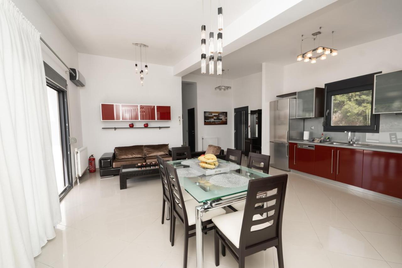 Aelia Apartments Néa Péramos Dış mekan fotoğraf