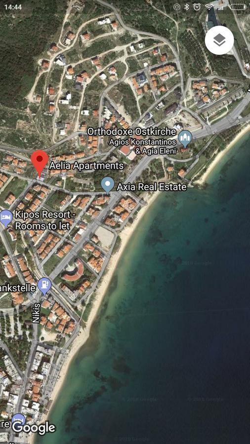 Aelia Apartments Néa Péramos Dış mekan fotoğraf